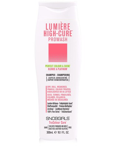 LUMIERE HIGHCURE Shampoo for color treated hair Perfect Colour &amp; Shine for Dry, Dull, Weakened, Fragile, Colour Treated Highlighted, Highly-Lifted Hair Argan Oil &amp; Ceramides Salon Hair Care