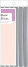 Diane Twist-Flex Rods, Hair Rollers for Women and Girls, 11/16", Gray DT22, 6 Pack