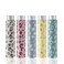 8ML Travel Perfume Bottle Refillable (Leopard Print) Mini Portable Atomizer Spray Bottle for Cologne and Perfume(5pcs)