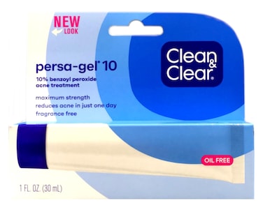 Clean &amp; Clear Persa-Gel 10 Acne Gel, 10% Benzoyl Peroxide, 1 fl. oz