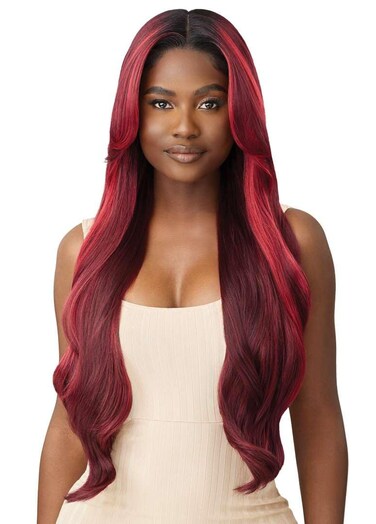 Outre Lace Front Wig - Melted Hairline - Madina (DRFF CHERRY CRUSH)