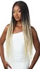 Outre 13x4 Lace Frontal Wig Pre Braided Knotless Box Braids HD Transparent KNOTLESS SQUARE PART BRAIDS (1B)