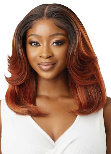 Outre Lace Front Wig - Perfect Hair Line 13X6 - Leomie (DRST SILVER NOIR)