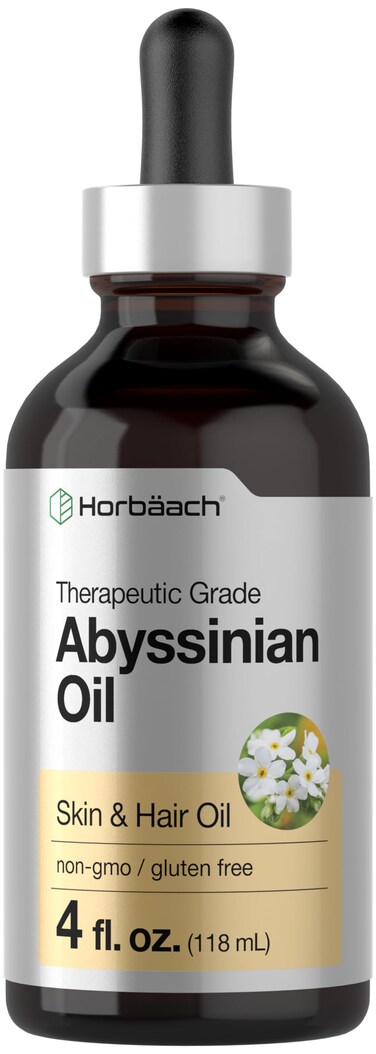 Horb&auml;ach Abyssinian Oil   4 fl oz   Hair and Skin Oil   Paraben, SLS and Fragrance Free   from Crambe Abyssinica Seed