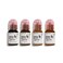 Perma Blend - Eyebrow Light Pigments Tattoo Kit - Microblading Ink - Professional Tattoo Ink - Copper Modifier, Taupe, Brunette &amp; Blackish Brown Tattoo Ink (0.5 oz Each, 4 Products)