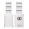 DND Gel Polish Set, White Collection, UV/LED GelPolish and Air Dry Nail Lacquer, Matching Chip-Free Polish Duo, 0.5 Fl Oz Each