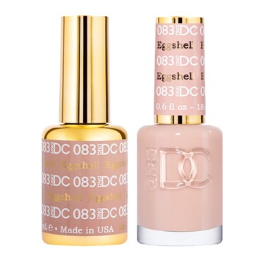 DND Gel Polish Set, Beige Nude Collection, UV/LED GelPolish and Air Dry Nail Lacquer, Matching Chip-Free Polish Duo, 0.5 Fl Oz Each