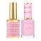 DND DC Gel Polish Set, Pink Collection, UV/LED Gel Polish and Air Dry Nail Lacquer, Matching Chip-Free Polish Duo, 132 Lemon Tea, 0.5 Fl Oz