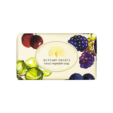 The English Soap Company Vintage Wrapped Soap Bar, Luxury Lily Shea Butter Soap Bar, Moisturising Soap Bar for Face &amp; Body, Lily of the Valley Scent 6.7 oz