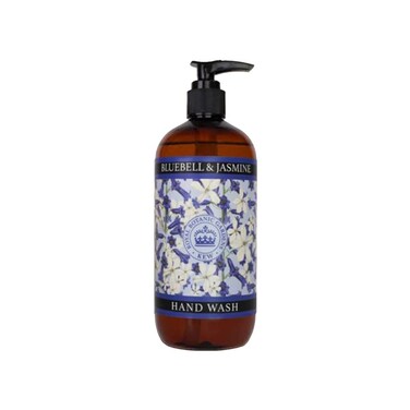 The English Soap Company, Kew Gardens Luxury Hand &amp; Body Wash, Refreshing Hand &amp; Body Wash with Vitamin E, Enriched with Soothing Aloe Vera, Bluebell &amp; Jasmine Scent 17 fl oz