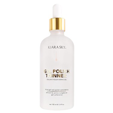 Kiara Sky Gel Polish Thinner   Gel Polish Revival   Thinner for Gel Polish Soak Off + UV LED Nail Lamp Gel   3.4fl oz
