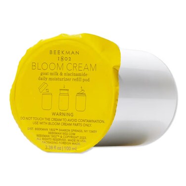 Beekman 1802 Bloom Face Cream, Goat Milk Moisturizer - Hydrates, Nourishes &amp; Restores Skin Barrier - Infused with Epsom Salt &amp; Niacinamide - Safe for All Skin Types - Fragrance-Free, Cruelty-Free