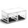 BINO THE MANHATTAN SERIES Acrylic Makeup Drawer Organizer- 2 Drawer Short   Clear Beauty Organizers and Storage  Cosmetic &amp; Makeup Drawer  Home Organization  Jewelry &amp; Vanity Accessories Drawers