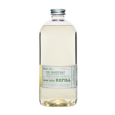 BARR-CO. Fir &amp; Grapefruit Hand Soap Refill, Bright Grapefruit and Cooling Balsam, Natural Liquid Soap for Bathroom &amp; Kitchen, Vegan Formula, 32 fl oz