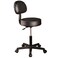 Master Massage Pneumatic Rolling Massage Stool with Backrest Black, 1count (D00145V)