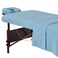 Master Massage Cotton Flannel Sheets Set (3 Piece Set) Massage Table Cover Set, Beauty Salon SPA Bed Replacement Cover, Includes Table Cover, Face Cushion Cover, Table Sheet, Sky Blue