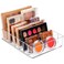 JessLab Eyeshadow Palette Makeup Organizer, Acrylic 7-Section Divided Make up Organizers and storage for Bathroom Vanity Countertop, Transparent, X-Large