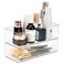JessLab Acrylic Organizer, 2PK Cube Sections Makeup Organizer for Drawer, Makeup Organizer for Vanity, Countertop, Bathroom, Kitchen and Cabinet Storage(1+1 Compartment)