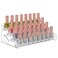 JessLab Sunglass Organizer, 4-Tier Clear Acrylic Acrylic Display Rack Nail Polish Organizer Eyeglasses Storage Essential Oil Holder Cosmetic Display Case Sunglasses Eyewear Shelf Tray