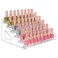 JessLab Nail Polish Organizer, Clear Acrylic Nail Polish Rack Essential Oil Holder Cosmetic Display Case Makeup Organizer Cosmetics Storage for Bathroom Vanity Countertop (6-Layer)