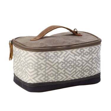 Myra Bag X Design Upcycled Canvas Shaving Kit Bag S-1195
