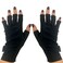 ManiGlovz - The Original UPF 50+ UV Light Protective Nail Gloves   Gel Manicure Gloves and Anti UV Fingerless Gloves for Women   Can be Used as Sun Protection Gloves for Driving   Black Magic