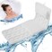 Luxurious Full Body Bath Pillow - Ultimate Comfort, Supportive Bath Cushion for Tub Adults - Plush Neck and Extra Seat, Great for Soaking and Pain Relief, Easy to Clean
