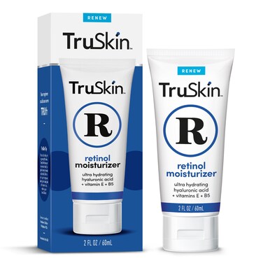 TruSkin Retinol Face Moisturizer &ndash; Powerful Anti-Aging Moisturizer for Women with Hyaluronic Acid &amp; Vitamin E &ndash; Retinol Cream for Face for Youthful-Looking Appearance, 2 fl oz
