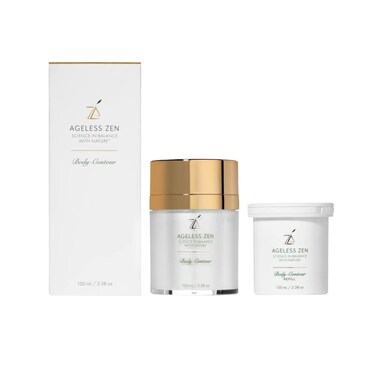 Skin Tightening Cream For Body (3.38 FL Oz) With Free Refill (3.38 FL Oz) - Hydrates, Targets Wrinkles &amp; Sagging For Smoothing, Toning - Firming Body Cream - Body Tightening Cream