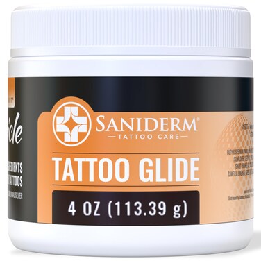 Saniderm Tattoo Glide (4 oz) &ndash; Dreamsicle, Naturally Scented with Orange and Vanilla Essential Oils, Made with Premium Ingredients &ndash; Use During and After the Tattoo Process &ndash; Soft, Whipped Texture
