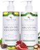 Tree To Tub Sulfate Free Shampoo and Conditioner Set for Oily Hair, Frizz, Sensitive Scalp - Hydrating Argan Oil Shampoo and Conditioner for Women &amp; Men w/Organic Coconut Oil, All Natural Peppermint