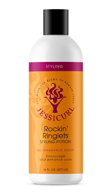 Jessicurl, Rockin&#39; Ringlets Styling Potion, No Fragrance Added, 16 Fl oz. Curl Enhancer with Flaxseed Extract, Curl Defining Styler for Curly Hair and Frizz Control