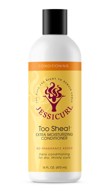 Jessicurl, Too Shea! Extra Moisturizing Conditioner for Curly Hair, No Fragrance Added, 16 Fl oz. Leave in Conditioner for Dry Hair, Anti Frizz Hair Products