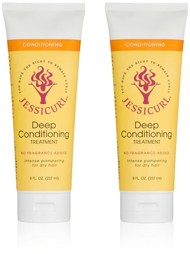 Jessicurl, Deep Conditioning Treatment, No Fragrance Added, 16 Fl oz. Deep Conditioner for Dry Damaged Hair, great Anti Frizz Hair Mask and Leave in Conditioner for Curly Hair