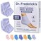 Dr. Frederick's Original Moisturizing Fuzzy Socks - 2 Pairs - Cozy Gel-Lined Sleep Socks for Women &amp; Men - Soothing Dry, Cracked Feet - Crack Heel Repair - Heal Dry Heels - Lilac Leisure