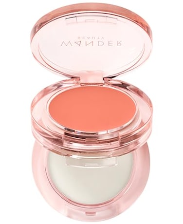 Wander Beauty Double Date Lip &amp; Cheek - Suite Talker/Swipe - 4-in-1 Cream Blush &amp; Tint - Blush, Moisturizer, Balm &amp; Eye Gloss - Multitasking Eye, Cheek &amp; Makeup with Green Tea - 0.07 oz