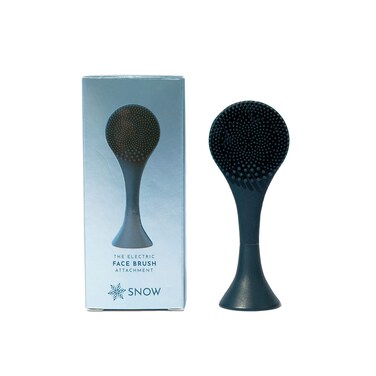 SNOW The Electronic Face Brush Attachment - Facial Cleansing Brush with Soft Silicone Bristles - Sonic Vibrating Facial and Massager for Men and Women Detachable Electric Face Cleanser