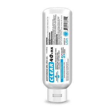 Urea Cream 40% + 1% Hyaluronic Acid (8oz)   Urea Cream 40 Percent for Feet Maximum Strength Softens Cracked Heels &amp; Dry Skin - Infused w/ Tea Tree &amp; Coconut Oil   Made in USA