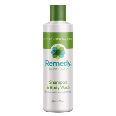 Remedy Bio-Balancing Shampoo &amp; Body Wash - Body Wash and Clarifying Shampoo For Build Up - Fragrance Free - 16 oz.