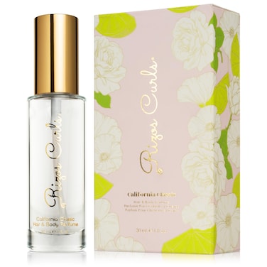 Rizos Curls California Classic Hair &amp; Body Perfume. Fragrance Mist, Non Drying and Long Lasting, Natural Safe Ingredients, Vegan and Cruelty Free