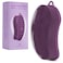 MainBasics Exfoliating Silicone Body Scrubber Pro 2-in-1 Shower Scrubber for Body, Silicone Loofah and Body Massager (Purple, Body + Massage)