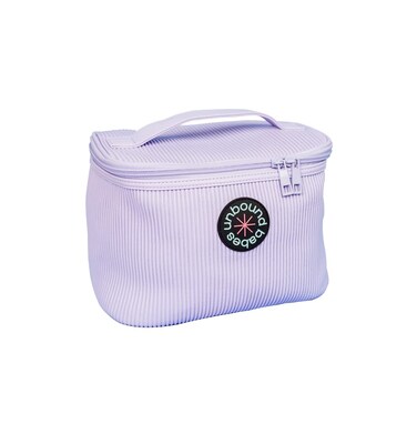 Unbound Storage Bag: Quality Pleated Travel Bag for Makeup and Toiletries (Violet)