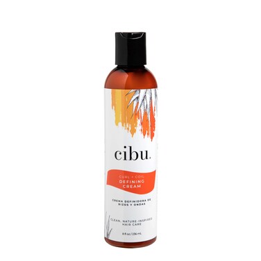 CIBU Curl + Coil Defining Cream   Long-Lasting Hold for Natural Wavy, Coily, Curly Hair   For African American Hair   8 Ounces