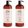 Soapbox Argan Shampoo &amp; Conditioner Set, Volumizing, Vegan, Color Safe, Sulfate &amp; Silicone Free, 1 Liter Each (Pack of 2)
