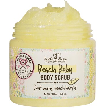 Bella &amp; Bear Exfoliating Body Scrub &ndash; Vegan &amp; Cruelty-Free Moisturizing Polish for Smooth, Radiant Skin