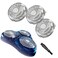 HQ9 Replacement Heads Shaving Blades Compatible with Philips Norelco Electric Shaver Razor Triple Track Head SpeedXL HQ9080 HQ9070 HQ8240/8260 PT920 8140XL 8150XL 8160XL 8170XL