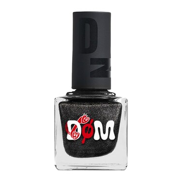 UNDN Vegan Nail Polish - Don't Call - Shimmer Chrome Black Nail Polish for Women and Men - Long Lasting, Durable Finish - Cruelty Free - 0.5 oz