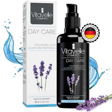 Natural Day Moisturizer Face Cream Anti Aging, Moisturizer Face Cream for Oily Skin, Anti Aging Face Cream for Women, Day Care Face Moisturizer (Allantoin &amp; Hyaluronic Acid (50ml))