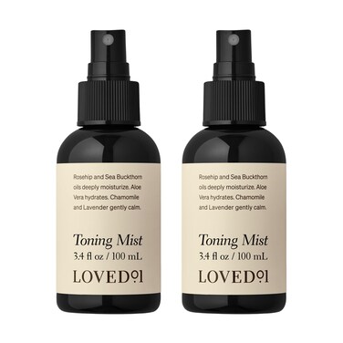 Face &amp; Body Toning Mist, John Legend Skincare, Hydrating &amp; Cleansing Serum, Moisturizing Spray, Alcohol-Free, Formulated with Witch Hazel &amp; Aloe Vera, 2-Pack (3.4 oz each)