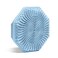 Sud Scrub&reg; Antimicrobial Silicone Face Scrubber, 1 Pack, Gentle Face Exfoliator for Sensitive Skin, Eco Friendly Facial Cleansing Brush, Exfoliating Face Brush for Men and Women (Blue)